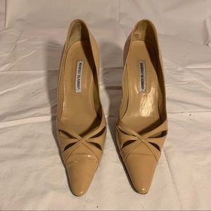 Manolo Blahnik Pointed Toe Stilettos